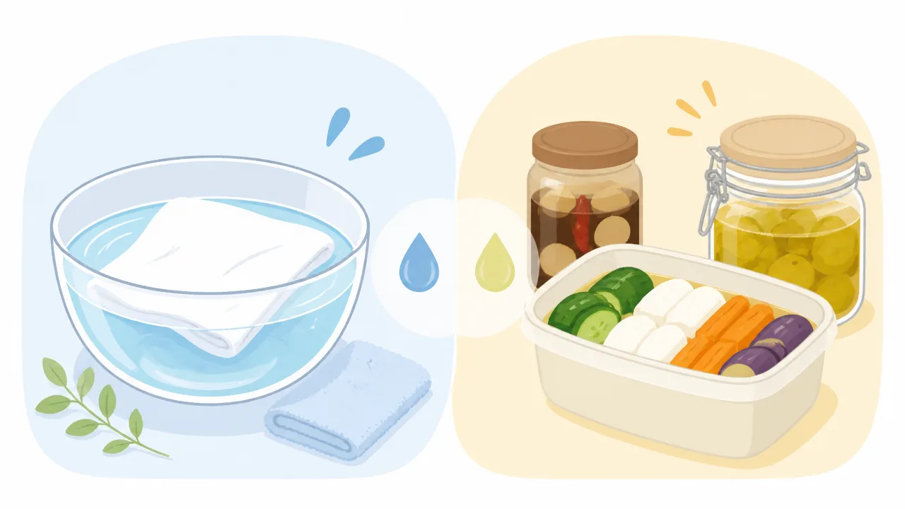 「浸ける」の意味は?「漬ける」「浸す」との違いと使い分けを解説
